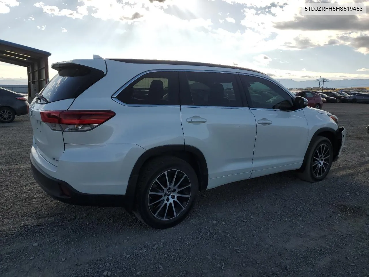 2017 Toyota Highlander Se VIN: 5TDJZRFH5HS519453 Lot: 72158394