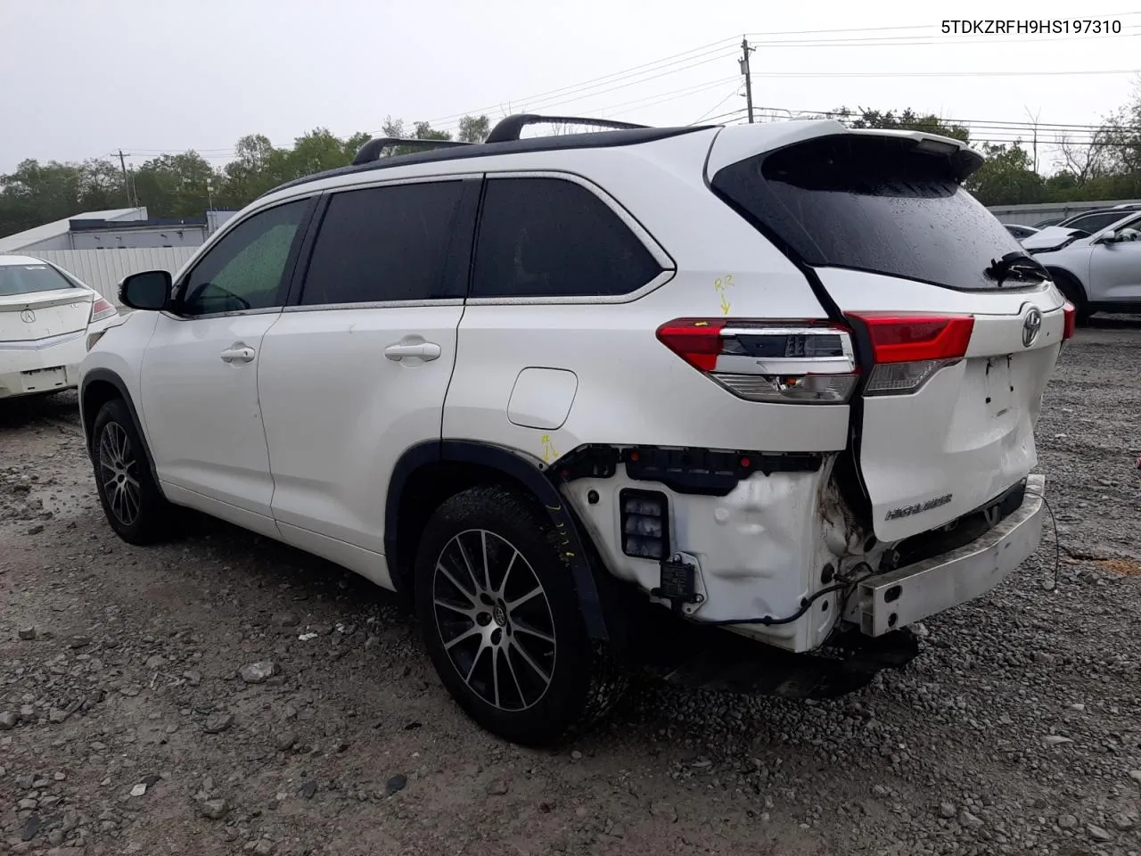 2017 Toyota Highlander Se VIN: 5TDKZRFH9HS197310 Lot: 72791264