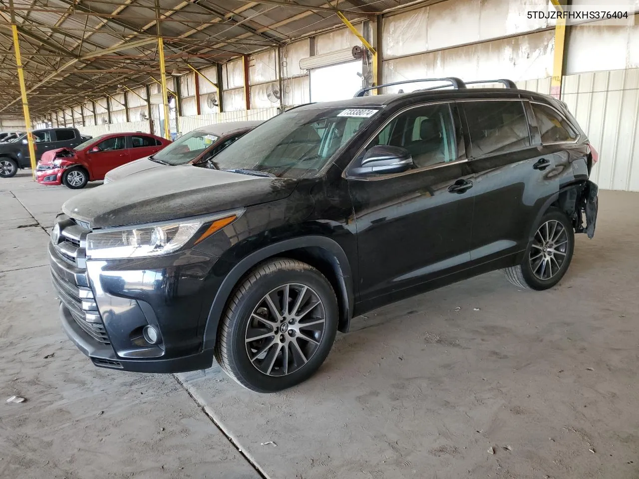 2017 Toyota Highlander Se VIN: 5TDJZRFHXHS376404 Lot: 73338074