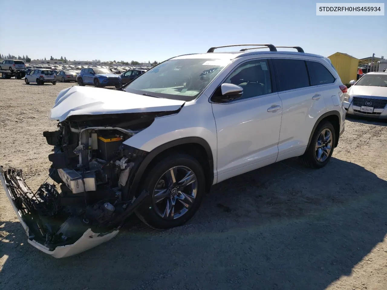 2017 Toyota Highlander Limited VIN: 5TDDZRFH0HS455934 Lot: 73411354