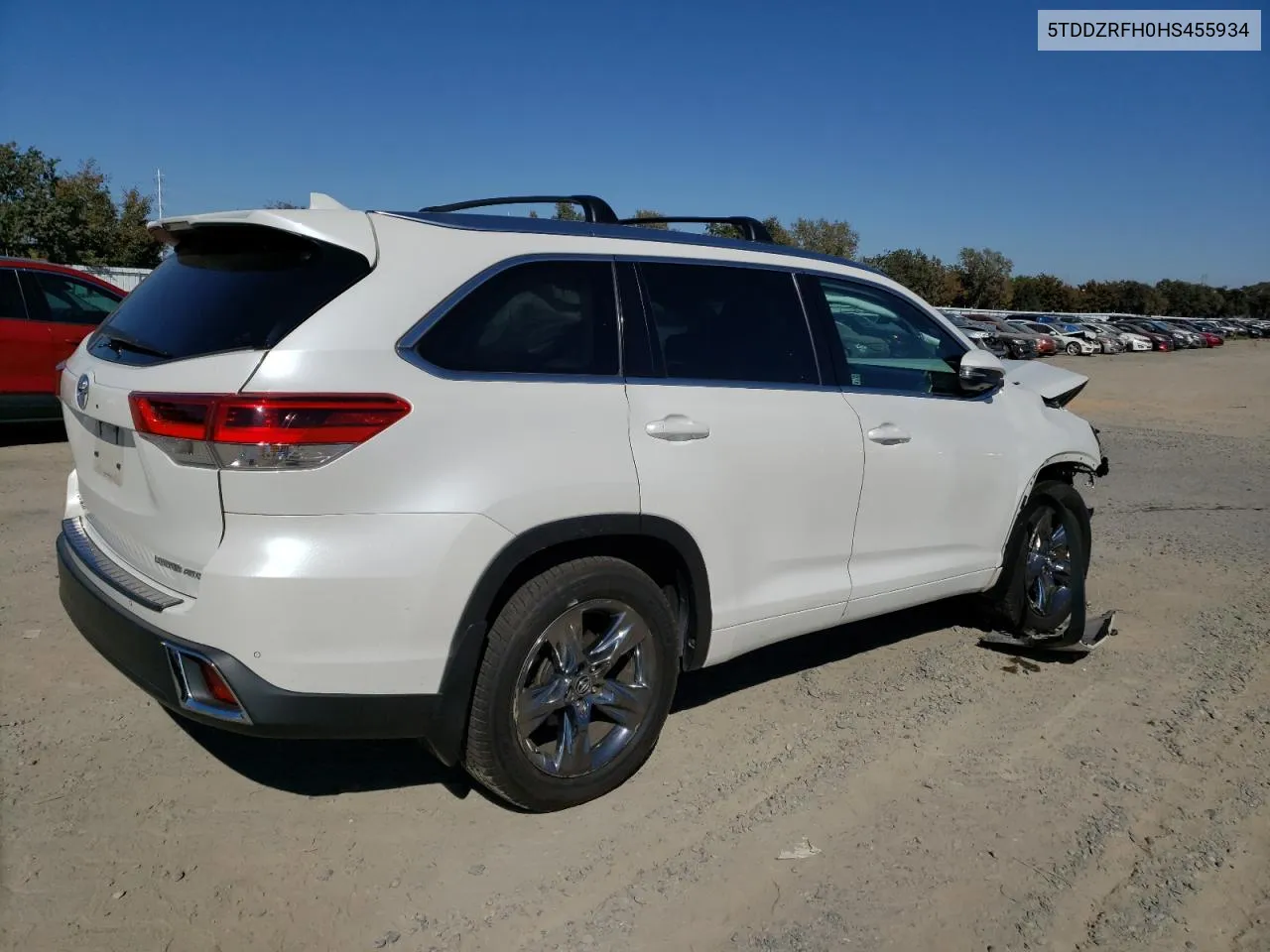 2017 Toyota Highlander Limited VIN: 5TDDZRFH0HS455934 Lot: 73411354