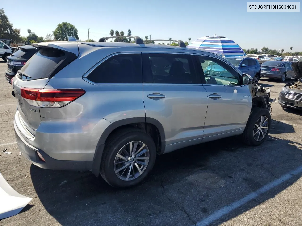 5TDJGRFH0HS034031 2017 Toyota Highlander Hybrid