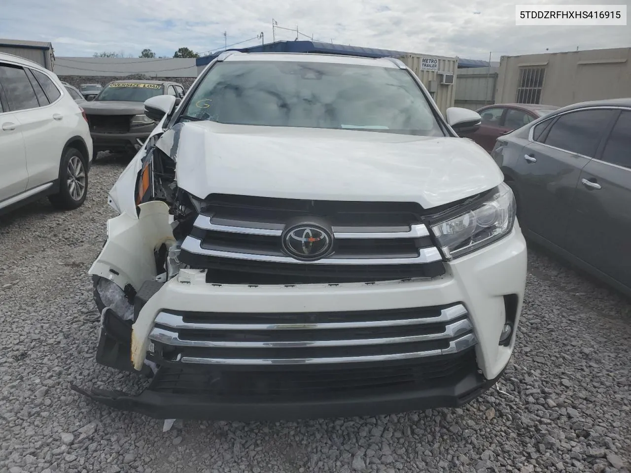 5TDDZRFHXHS416915 2017 Toyota Highlander Limited