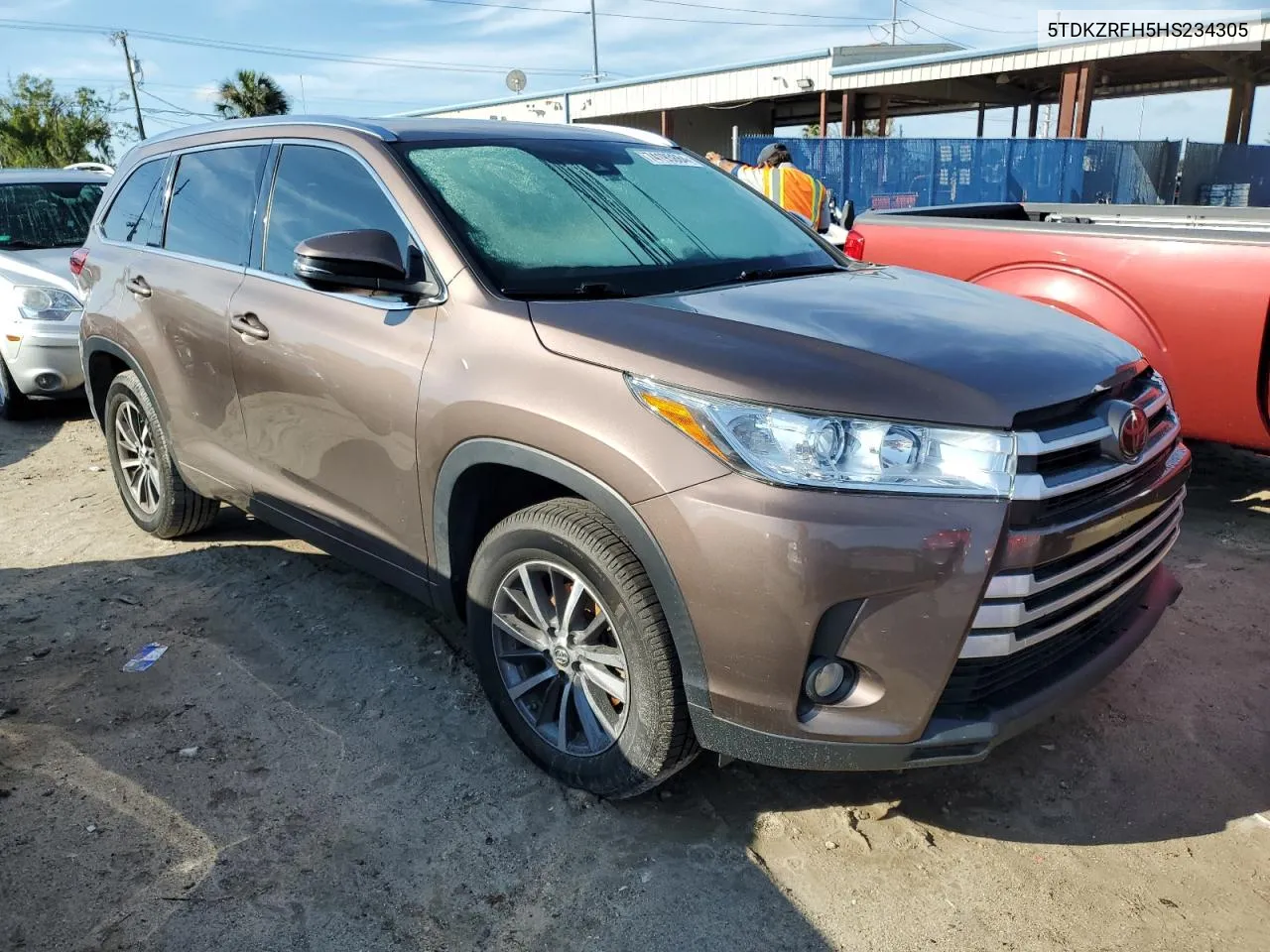 2017 Toyota Highlander Se VIN: 5TDKZRFH5HS234305 Lot: 74193864