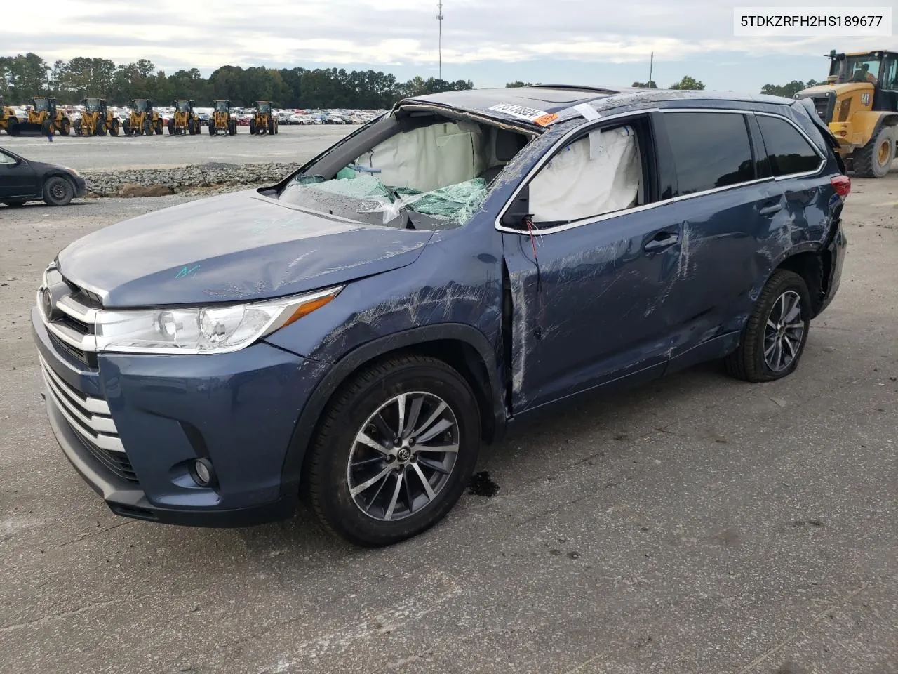 2017 Toyota Highlander Se VIN: 5TDKZRFH2HS189677 Lot: 75178924