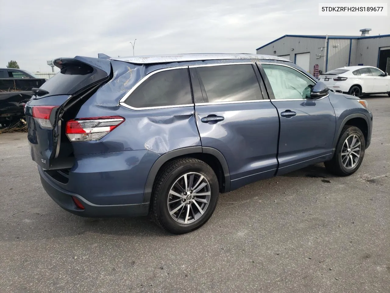 2017 Toyota Highlander Se VIN: 5TDKZRFH2HS189677 Lot: 75178924