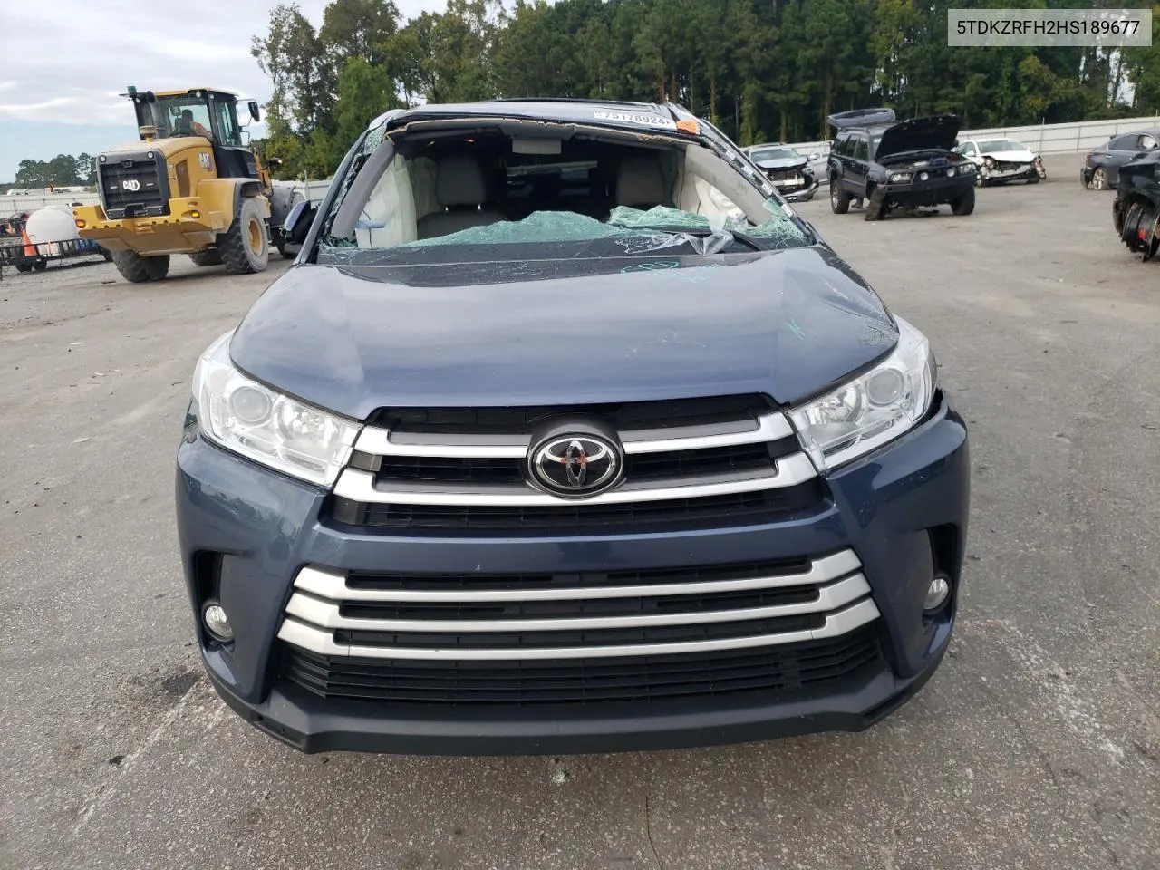 2017 Toyota Highlander Se VIN: 5TDKZRFH2HS189677 Lot: 75178924