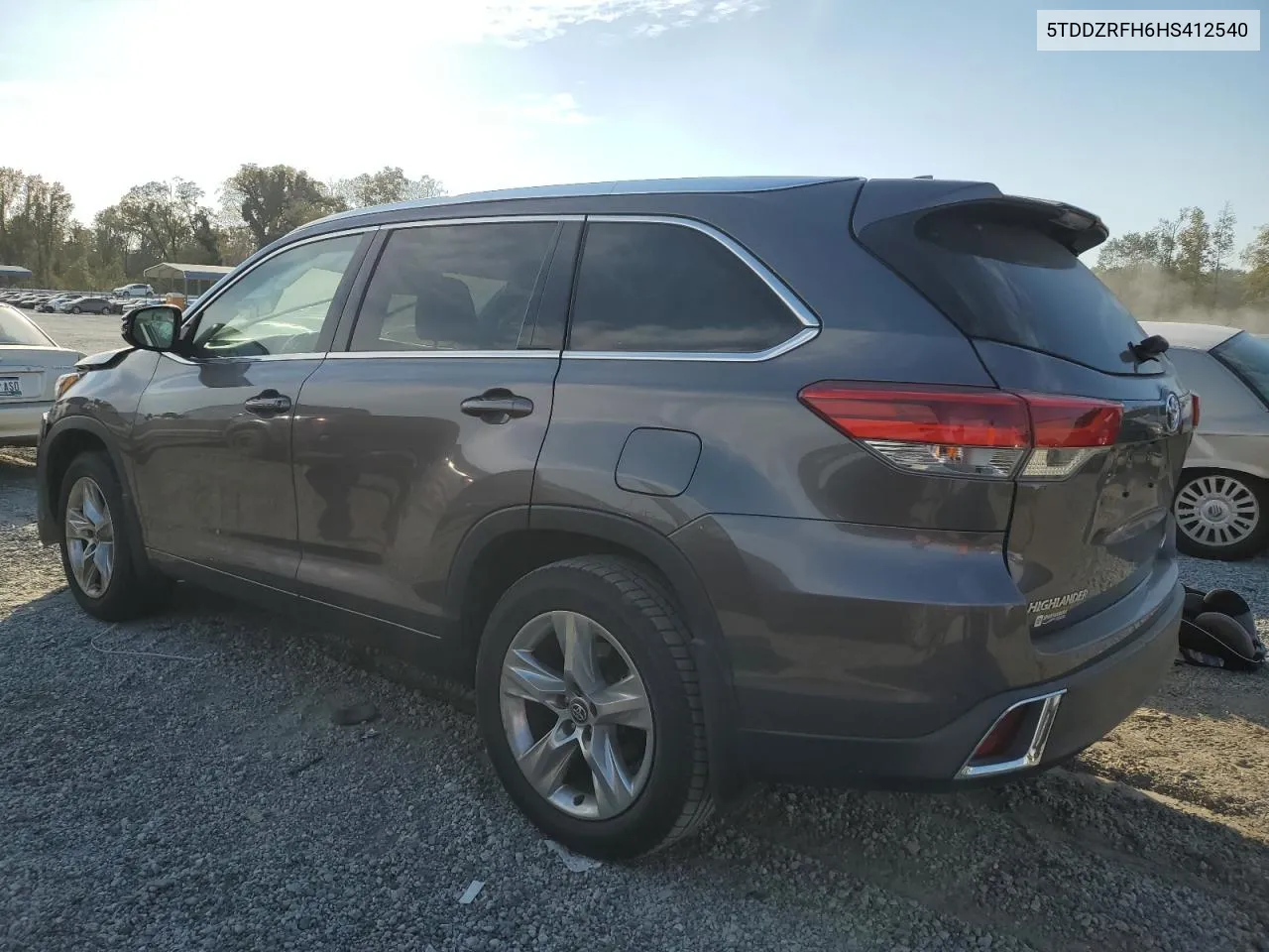 2017 Toyota Highlander Limited VIN: 5TDDZRFH6HS412540 Lot: 75479724