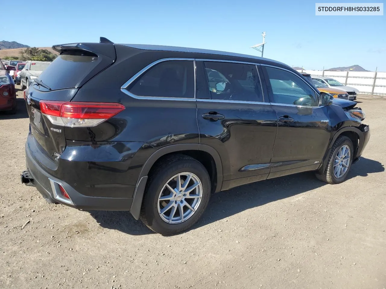 2017 Toyota Highlander Hybrid Limited VIN: 5TDDGRFH8HS033285 Lot: 75947734