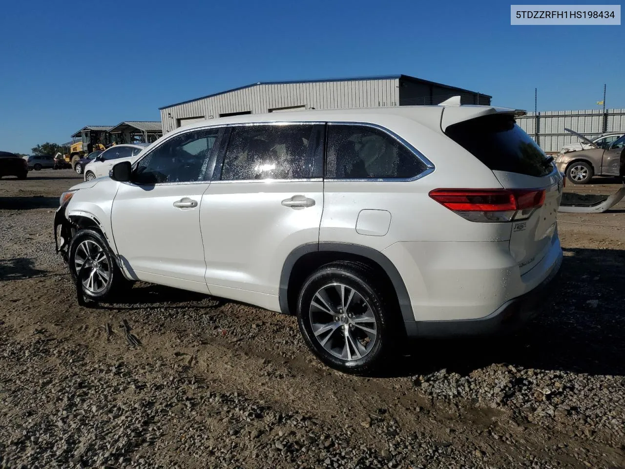 2017 Toyota Highlander Le VIN: 5TDZZRFH1HS198434 Lot: 76166374