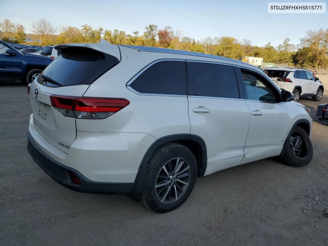 2017 Toyota Highlander Se VIN: 5TDJZRFHXHS515771 Lot: 76415864