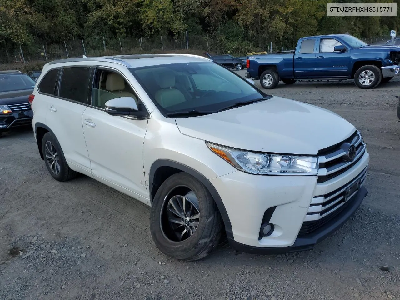 2017 Toyota Highlander Se VIN: 5TDJZRFHXHS515771 Lot: 76415864