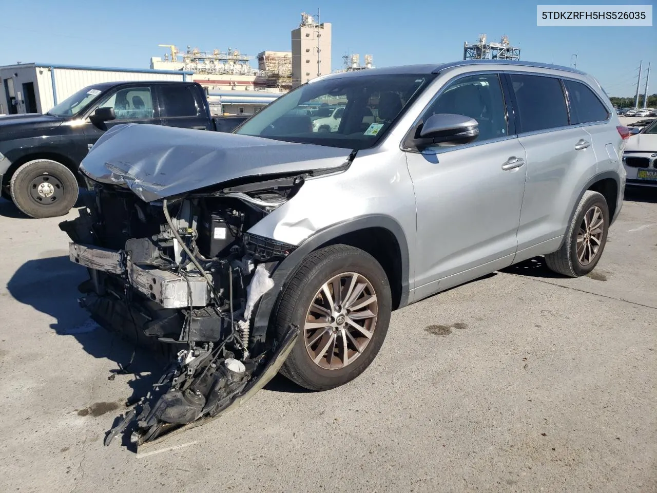 2017 Toyota Highlander Se VIN: 5TDKZRFH5HS526035 Lot: 76627424