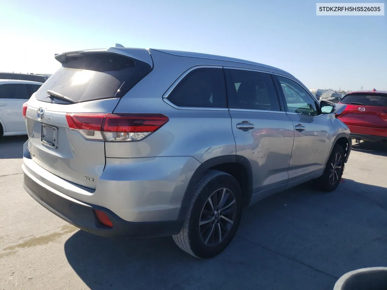 2017 Toyota Highlander Se VIN: 5TDKZRFH5HS526035 Lot: 76627424