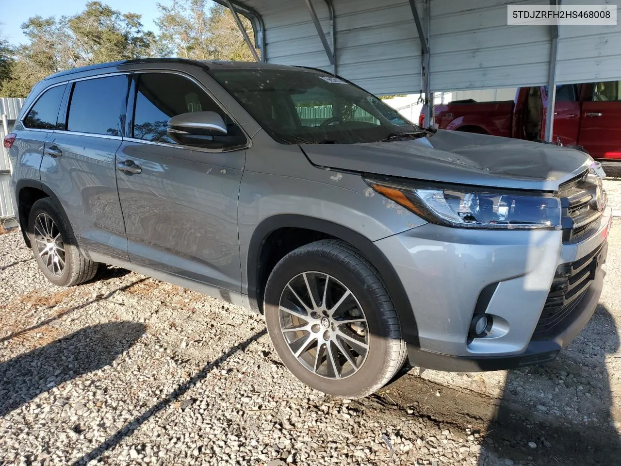 2017 Toyota Highlander Se VIN: 5TDJZRFH2HS468008 Lot: 76653814