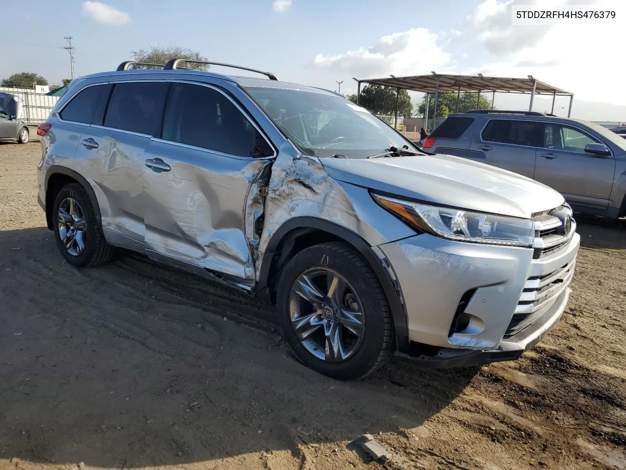 2017 Toyota Highlander Limited VIN: 5TDDZRFH4HS476379 Lot: 76717694