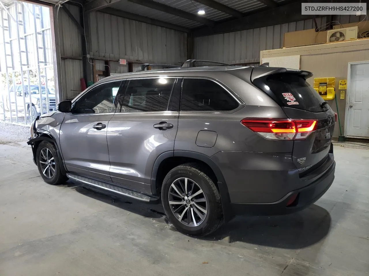 2017 Toyota Highlander Se VIN: 5TDJZRFH9HS427200 Lot: 77408474