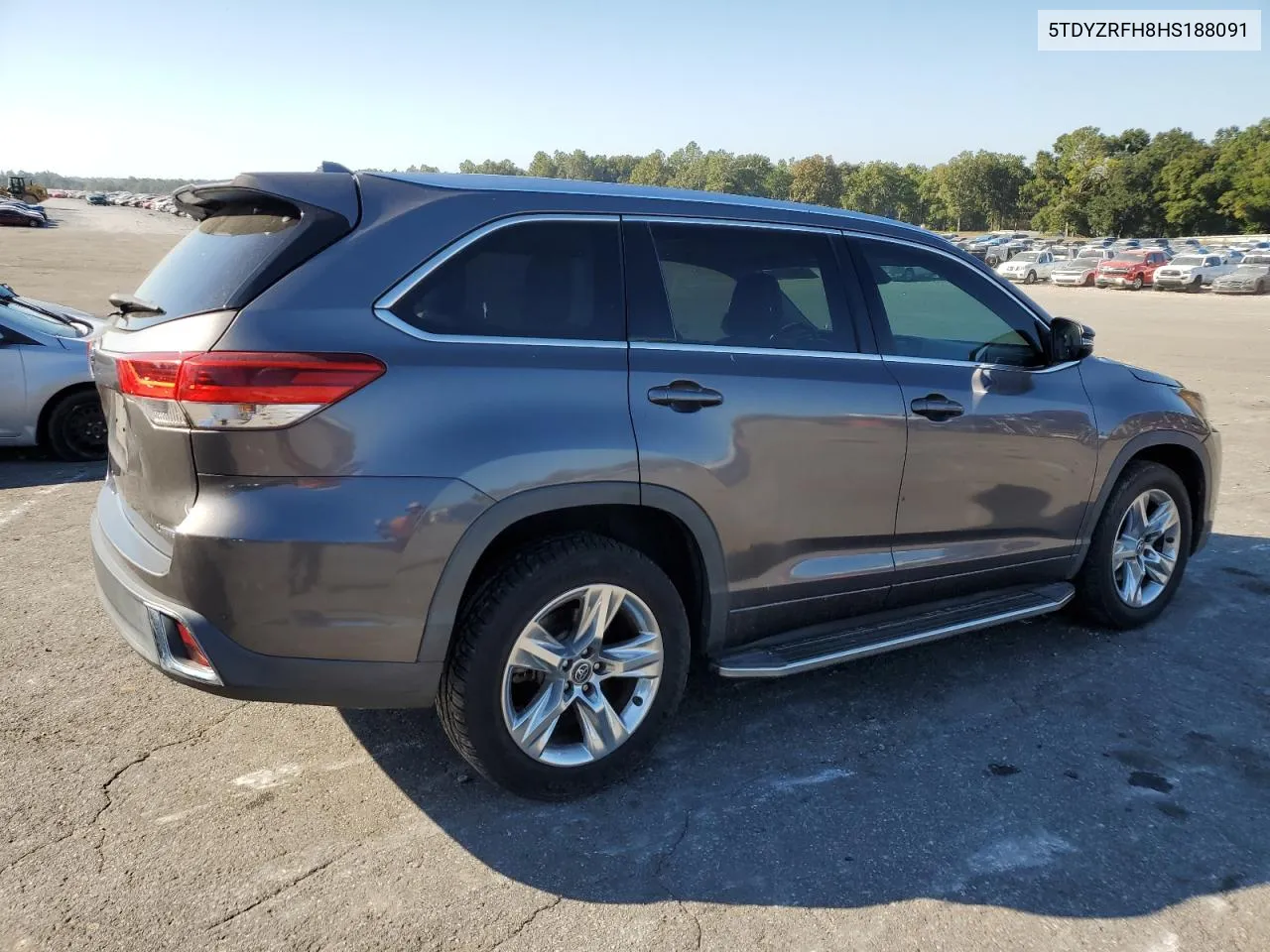 2017 Toyota Highlander Limited VIN: 5TDYZRFH8HS188091 Lot: 77661294