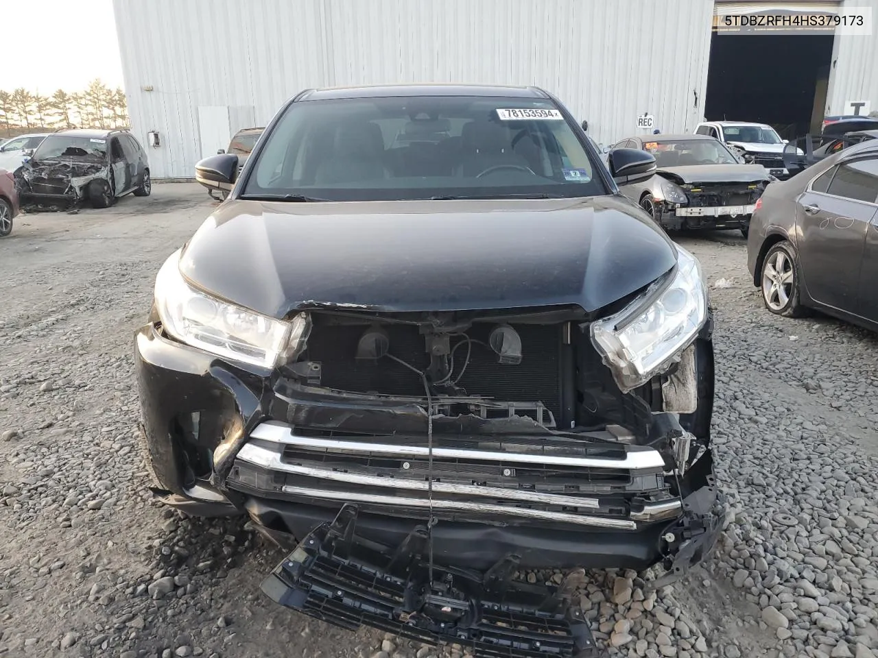 2017 Toyota Highlander Le VIN: 5TDBZRFH4HS379173 Lot: 78153594