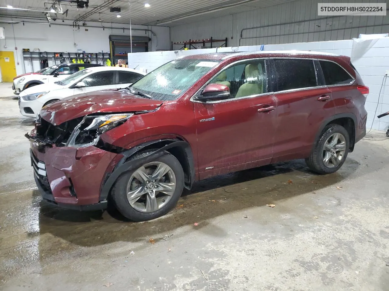 2017 Toyota Highlander Hybrid Limited VIN: 5TDDGRFH8HS022254 Lot: 78549464