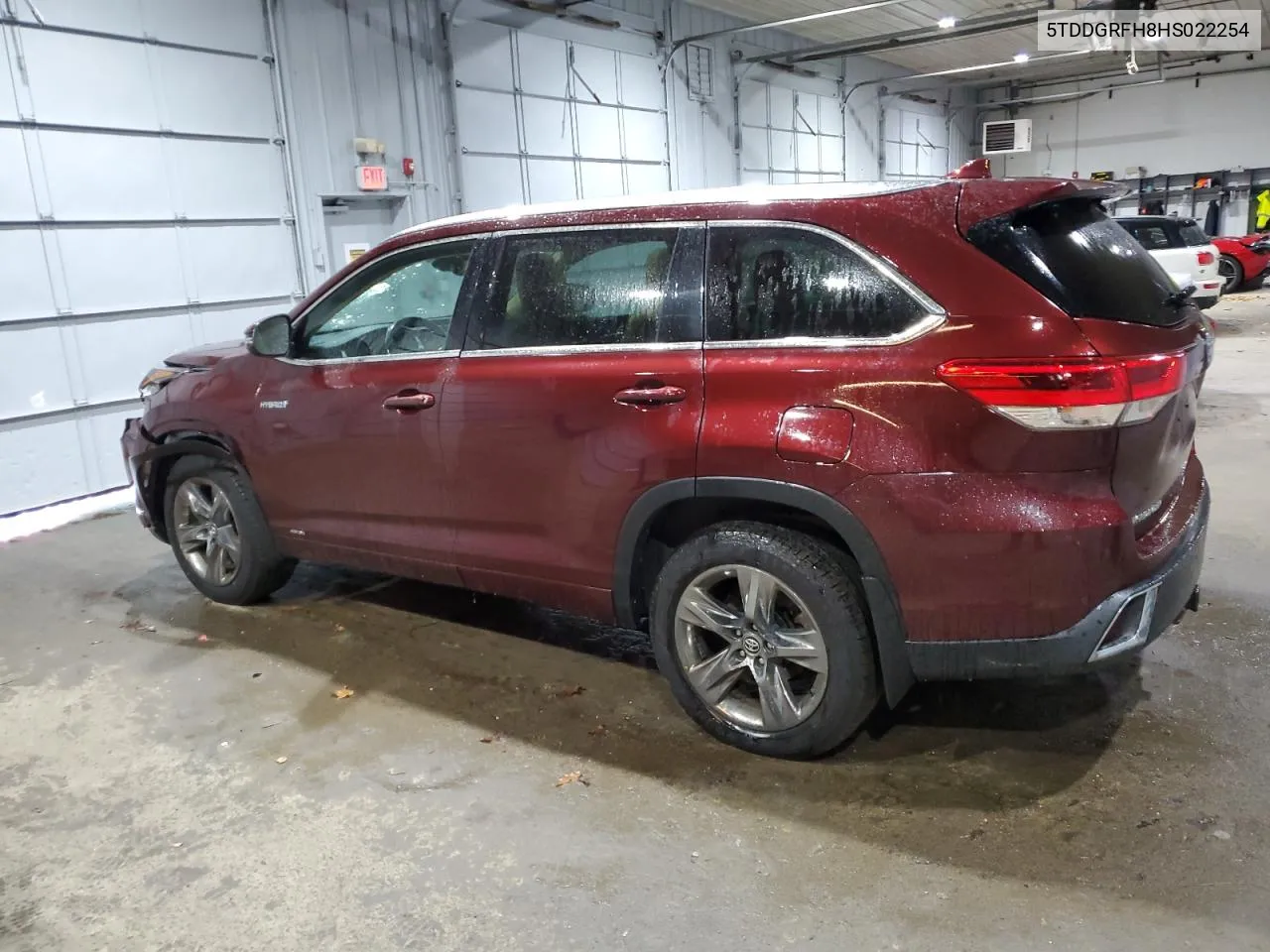 2017 Toyota Highlander Hybrid Limited VIN: 5TDDGRFH8HS022254 Lot: 78549464