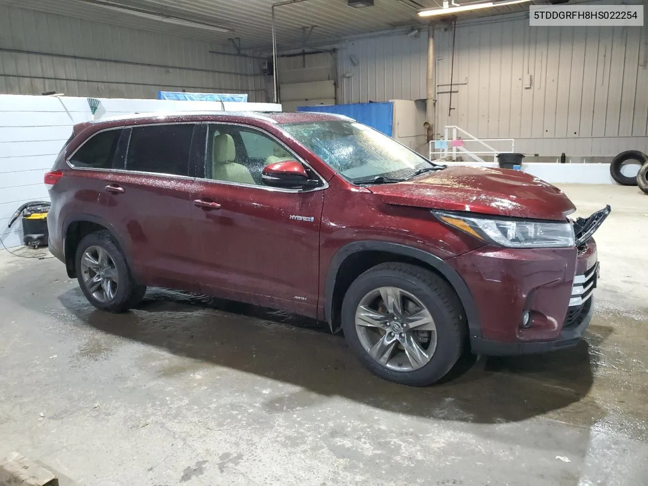 2017 Toyota Highlander Hybrid Limited VIN: 5TDDGRFH8HS022254 Lot: 78549464