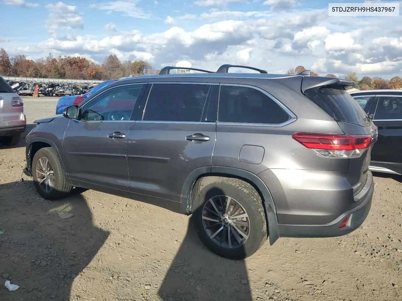 2017 Toyota Highlander Se VIN: 5TDJZRFH9HS437967 Lot: 78573644