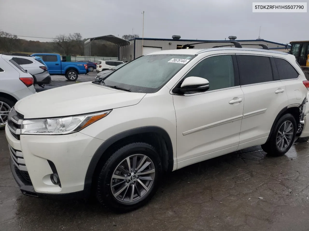 2017 Toyota Highlander Se VIN: 5TDKZRFH1HS507790 Lot: 78676144