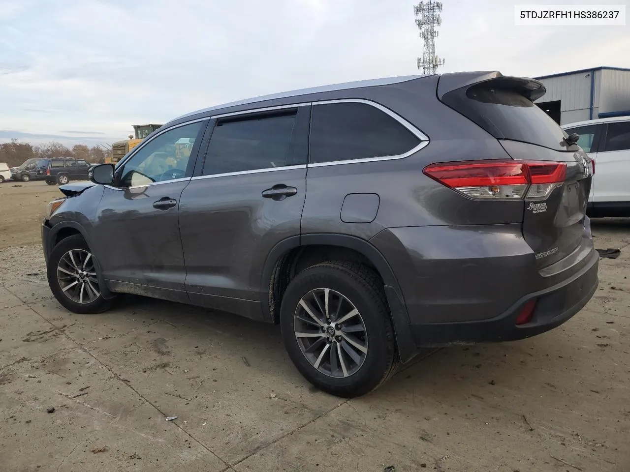 2017 Toyota Highlander Se VIN: 5TDJZRFH1HS386237 Lot: 78935944