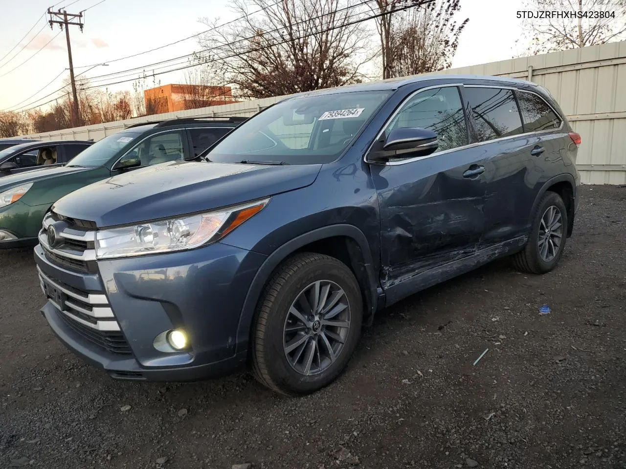 2017 Toyota Highlander Se VIN: 5TDJZRFHXHS423804 Lot: 79394264