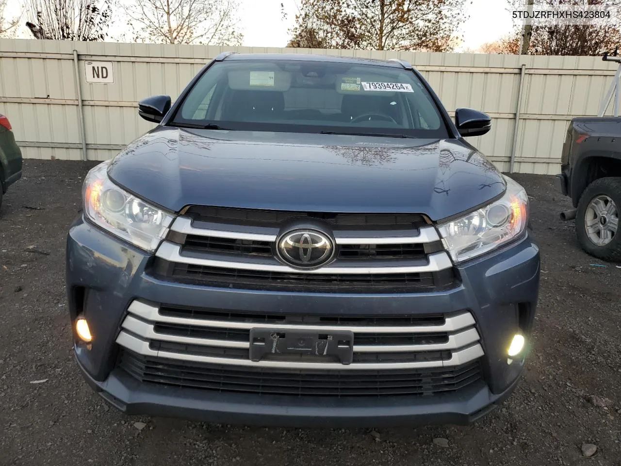 2017 Toyota Highlander Se VIN: 5TDJZRFHXHS423804 Lot: 79394264