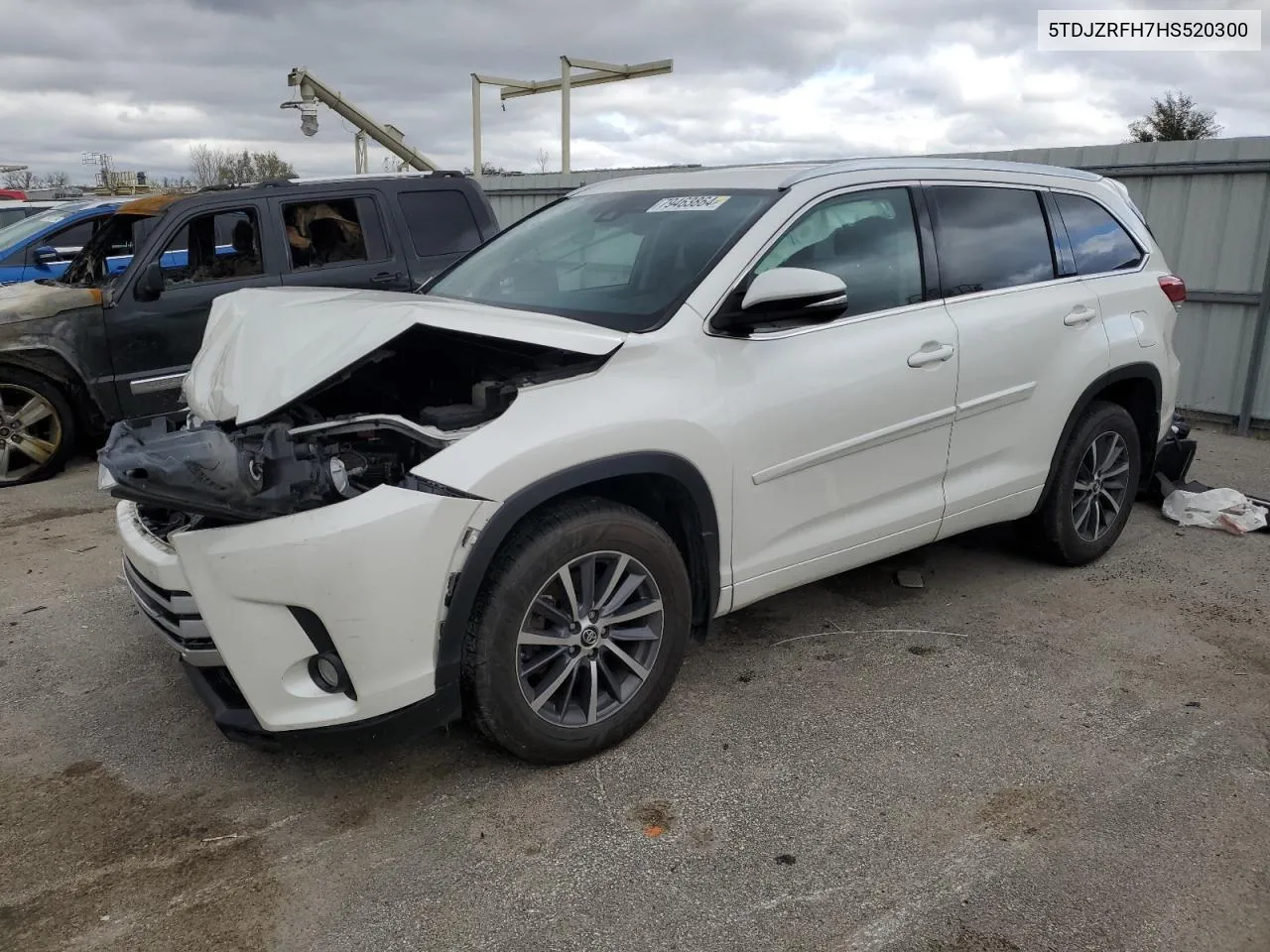 2017 Toyota Highlander Se VIN: 5TDJZRFH7HS520300 Lot: 79463864