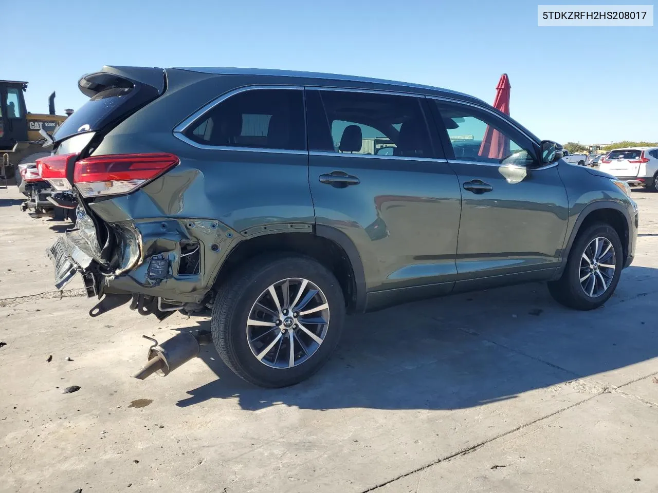 2017 Toyota Highlander Se VIN: 5TDKZRFH2HS208017 Lot: 79529284