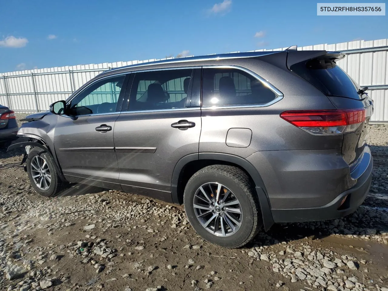 2017 Toyota Highlander Se VIN: 5TDJZRFH8HS357656 Lot: 79638204