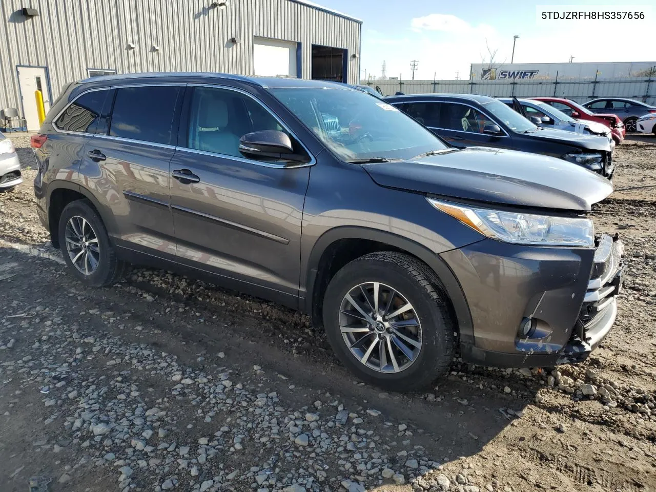 2017 Toyota Highlander Se VIN: 5TDJZRFH8HS357656 Lot: 79638204