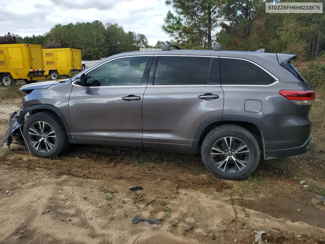 2017 Toyota Highlander Le VIN: 5TDZZRFH5HS232875 Lot: 79681664