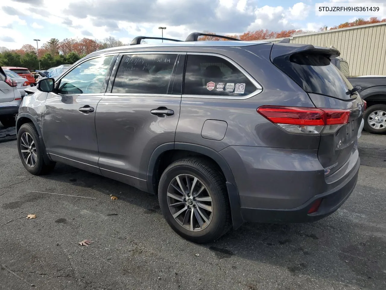 2017 Toyota Highlander Se VIN: 5TDJZRFH9HS361439 Lot: 79722624