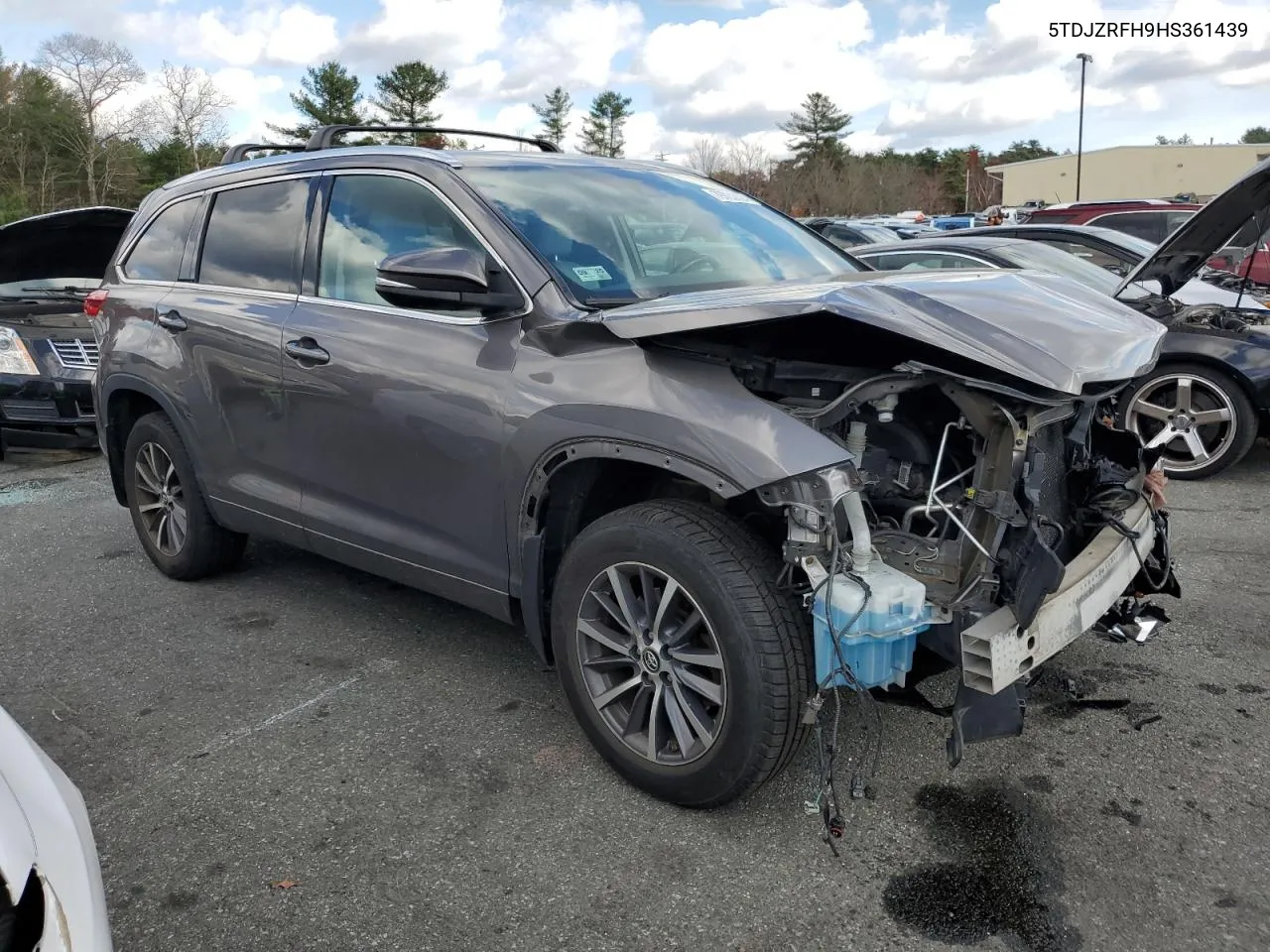 2017 Toyota Highlander Se VIN: 5TDJZRFH9HS361439 Lot: 79722624