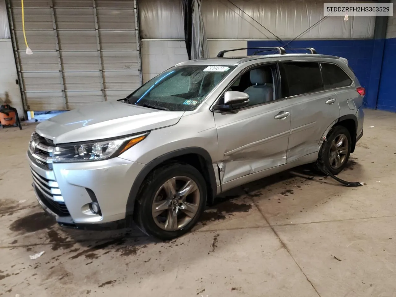 2017 Toyota Highlander Limited VIN: 5TDDZRFH2HS363529 Lot: 79764514