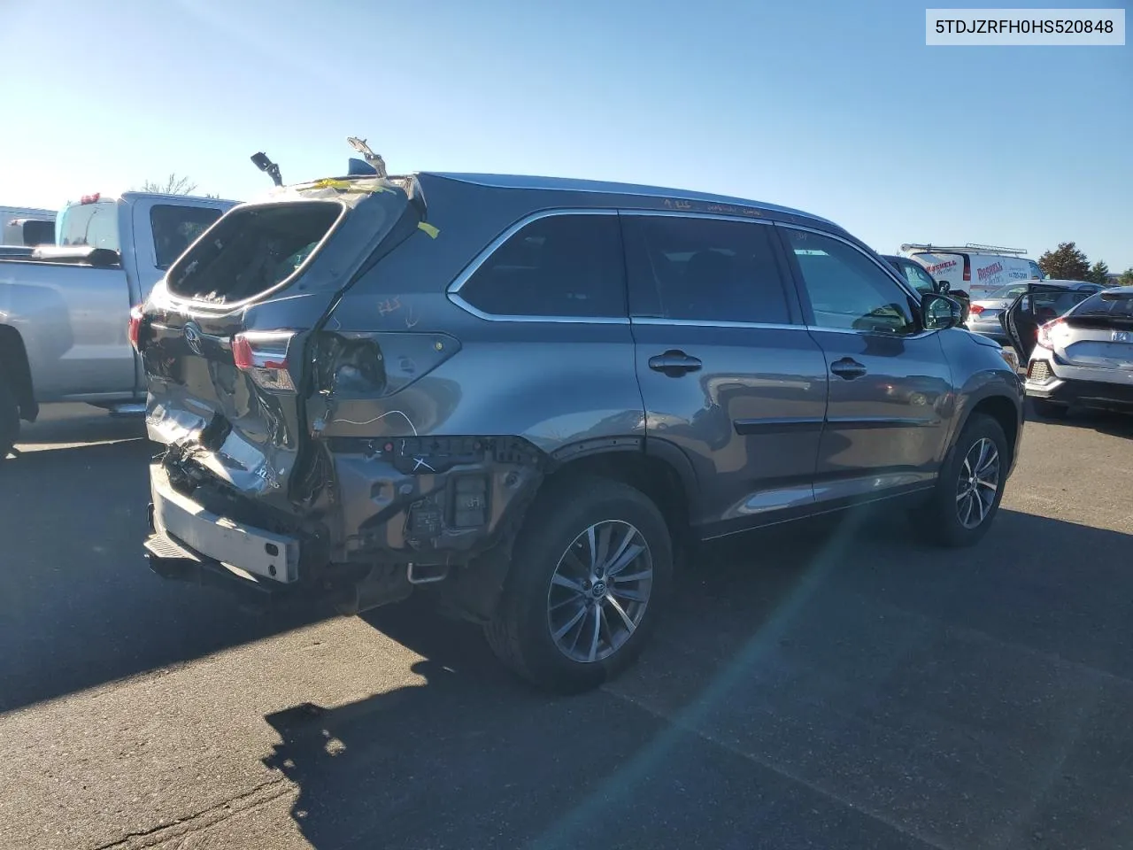 2017 Toyota Highlander Se VIN: 5TDJZRFH0HS520848 Lot: 79838774