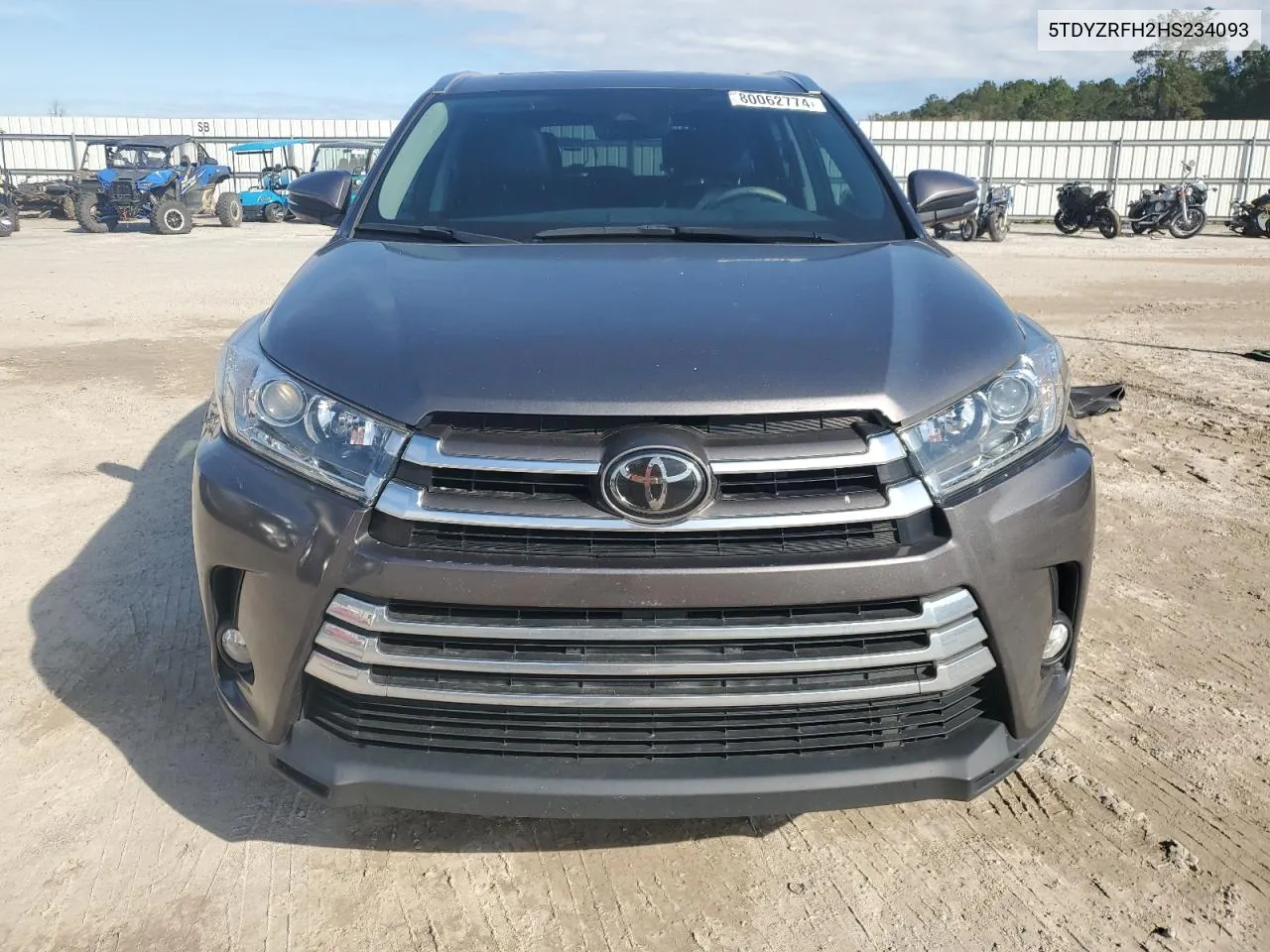 2017 Toyota Highlander Limited VIN: 5TDYZRFH2HS234093 Lot: 80062774