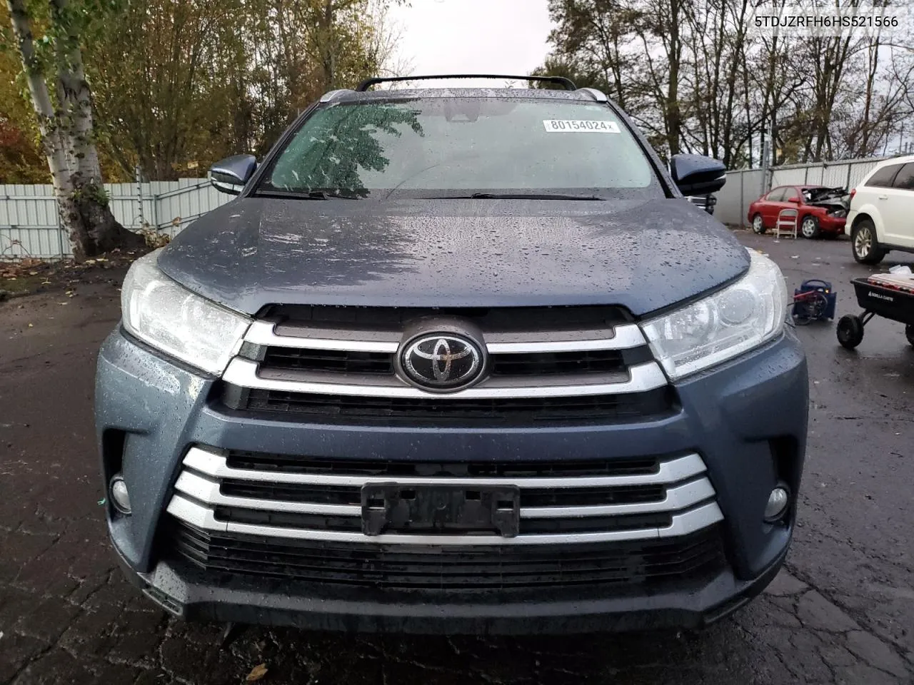 2017 Toyota Highlander Se VIN: 5TDJZRFH6HS521566 Lot: 80154024