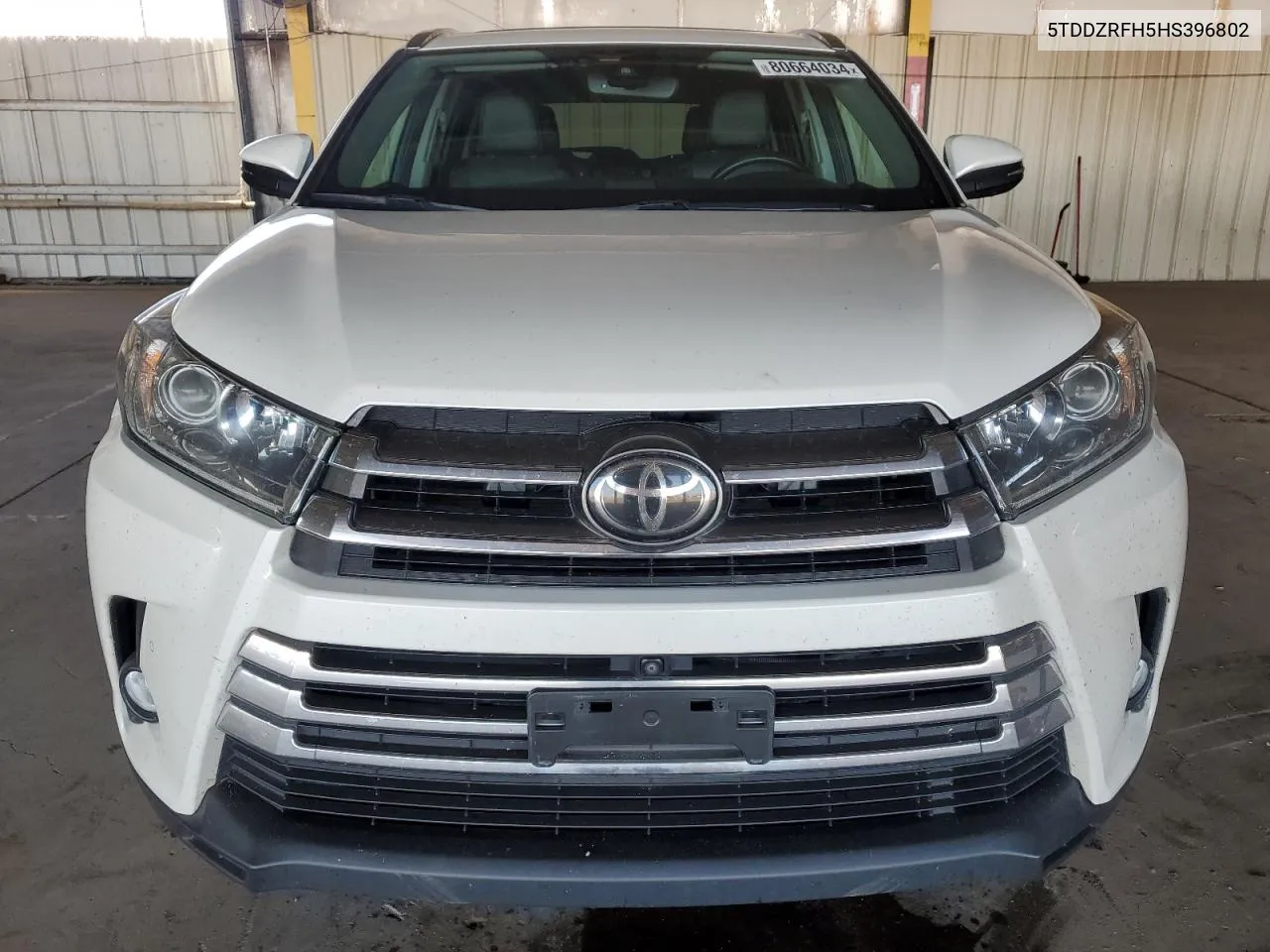 2017 Toyota Highlander Limited VIN: 5TDDZRFH5HS396802 Lot: 80664034