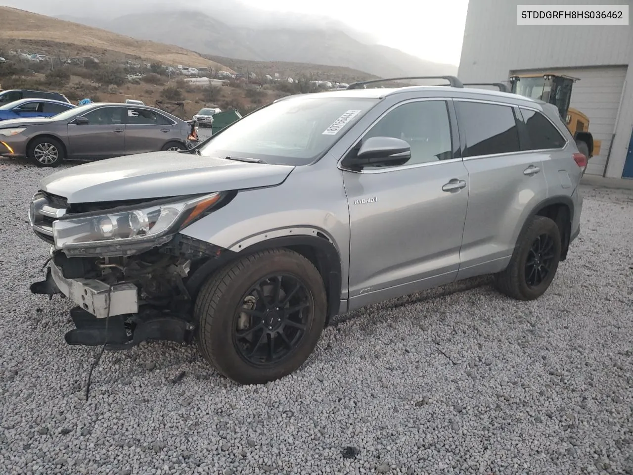 2017 Toyota Highlander Hybrid Limited VIN: 5TDDGRFH8HS036462 Lot: 80766444