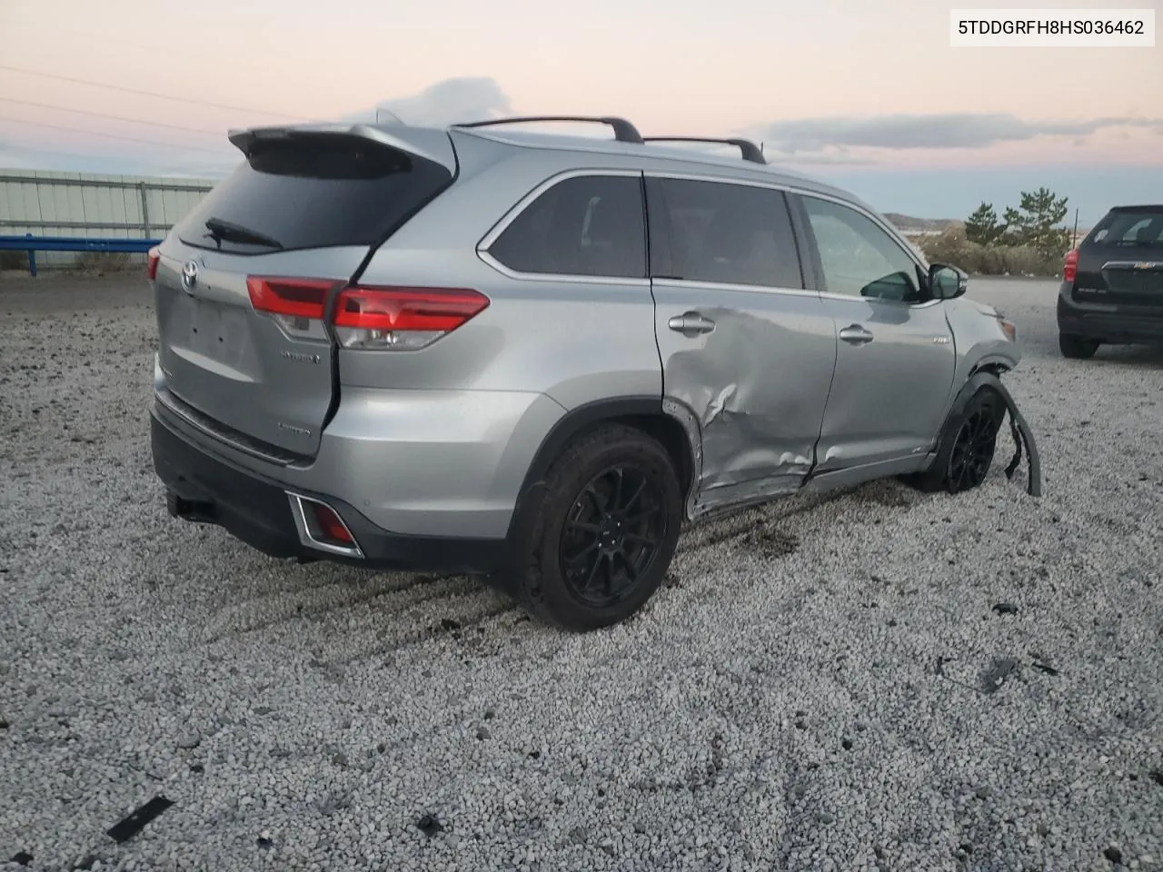 2017 Toyota Highlander Hybrid Limited VIN: 5TDDGRFH8HS036462 Lot: 80766444