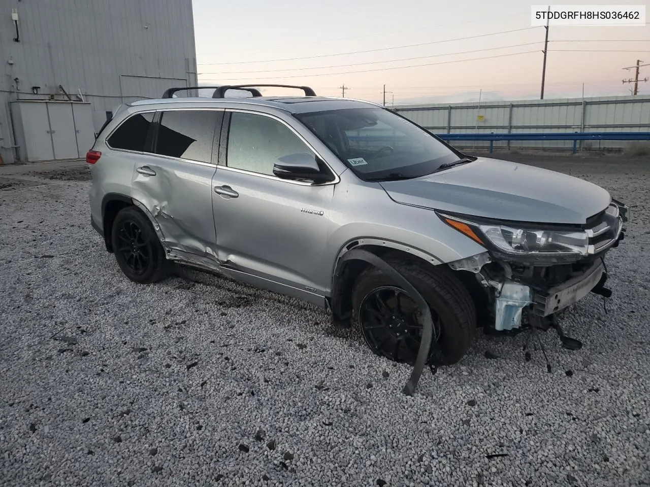 2017 Toyota Highlander Hybrid Limited VIN: 5TDDGRFH8HS036462 Lot: 80766444