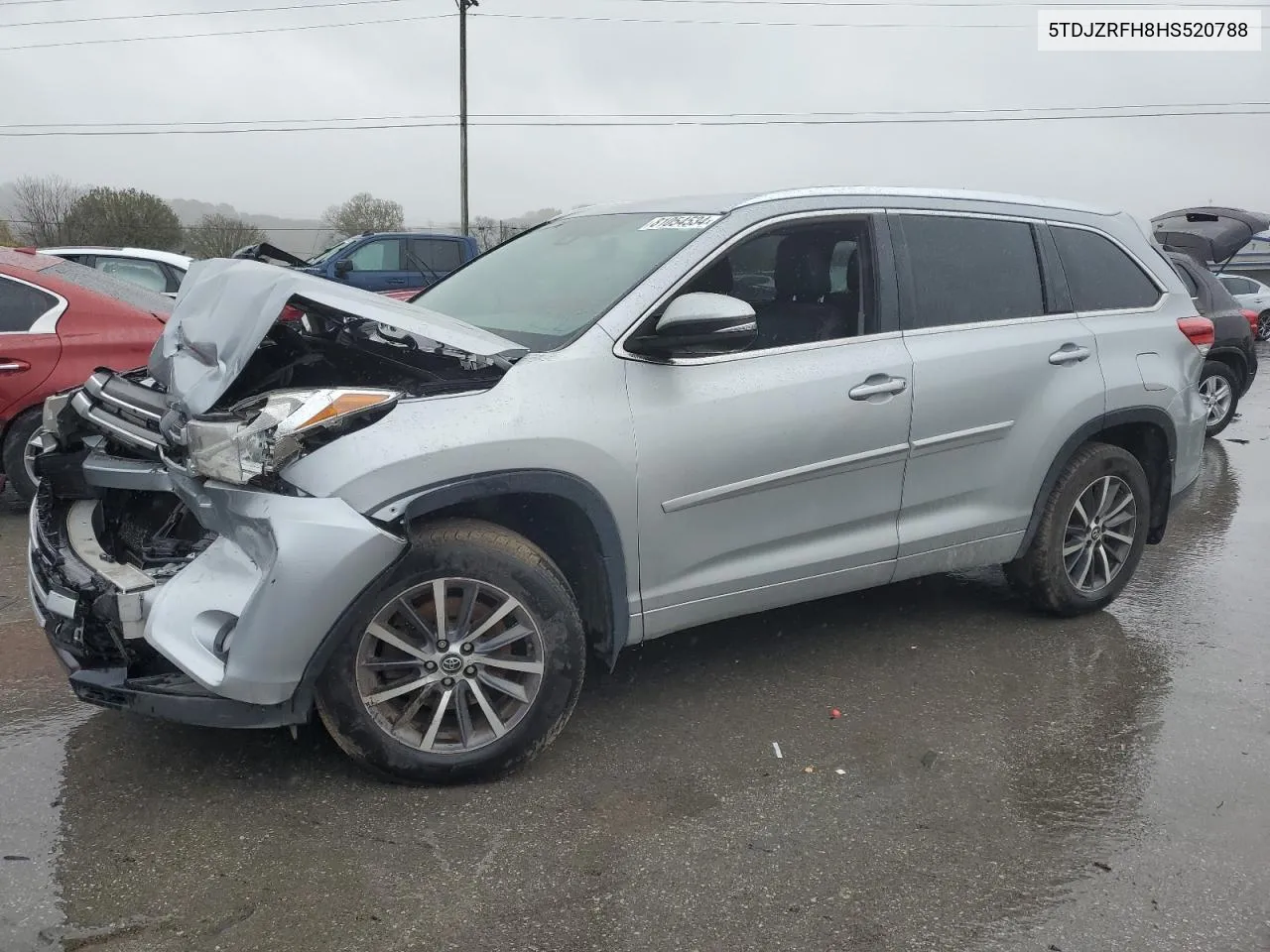 2017 Toyota Highlander Se VIN: 5TDJZRFH8HS520788 Lot: 81054534