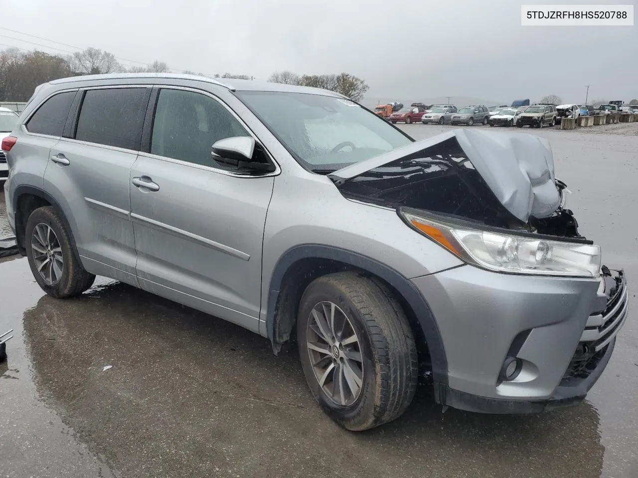 2017 Toyota Highlander Se VIN: 5TDJZRFH8HS520788 Lot: 81054534