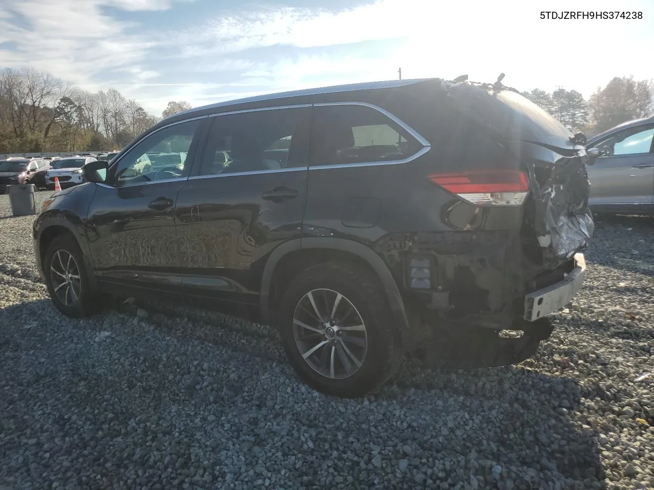 2017 Toyota Highlander Se VIN: 5TDJZRFH9HS374238 Lot: 81231124