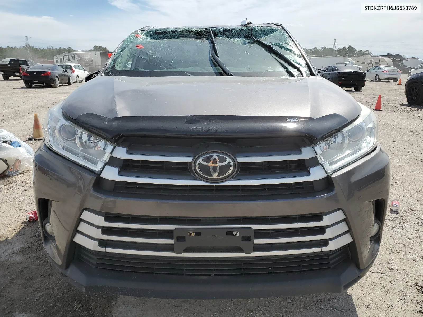 2018 Toyota Highlander Se VIN: 5TDKZRFH6JS533789 Lot: 48129914